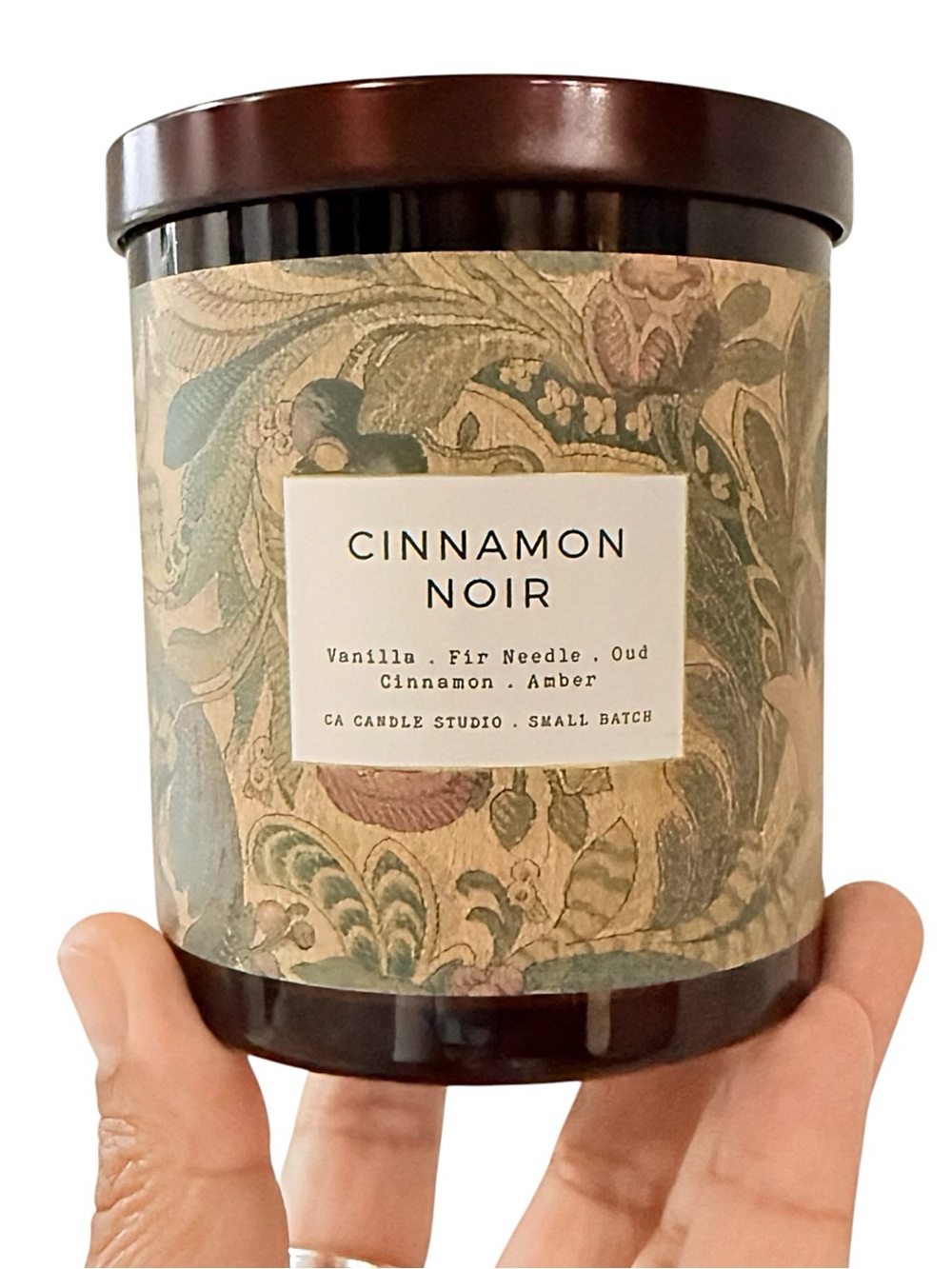 Leoben Company Cinnamon Noir Luxury Scented Candle - (Brown)